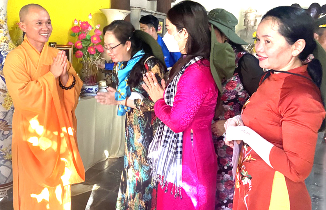 Chùa Trường Sa là nơi linh thiêng, khẳng định Phật giáo có mặt và đồng hành cùng người dân vùng biển, đảo.