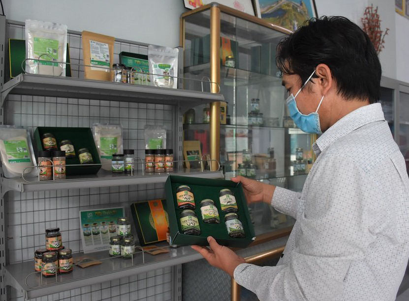 Sản phẩm tiêu của HTX Nông nghiệp-Thương mại-Dịch vụ Bầu Mây sẽ tham dự Festival trái cây và sản phẩm OCOP Việt Nam năm 2022
