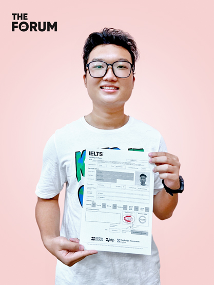 Cậu học sinh trẻ tuổi Minh Triết và tấm bằng 7.5 IELTS