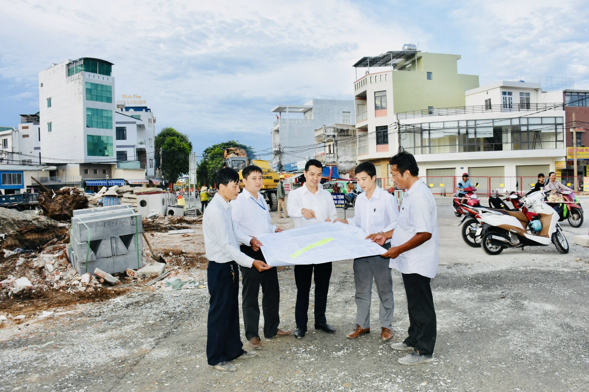 Bồi thường – Giải phóng mặt bằng là nhiệm vụ đầu tiên để có đất thực hiện dự án. Trong ảnh: TP.Vũng Tàu đã có nhiều thành công trong công tác BT-GPMB thúc đẩy dự án nút giao Trần Đồng - Lê Lai - Trương Công Định.