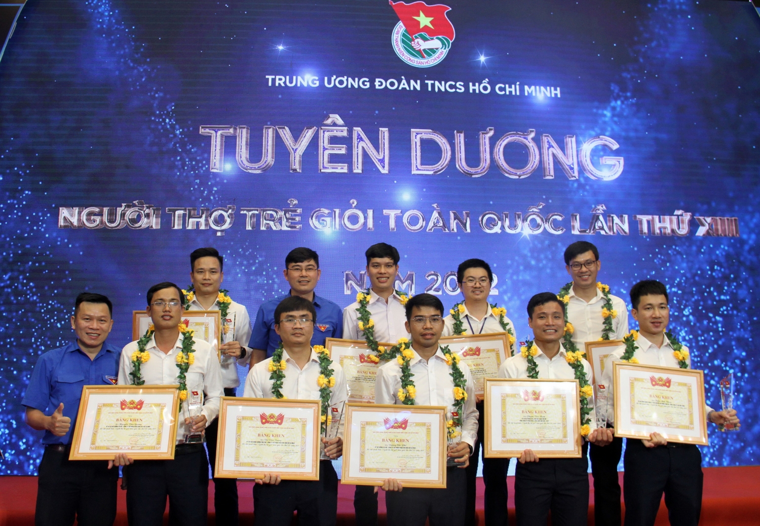 Những gương mặt trẻ của ngành dầu khí được tuyên dương  “Người thợ trẻ giỏi” toàn quốc năm 2022.