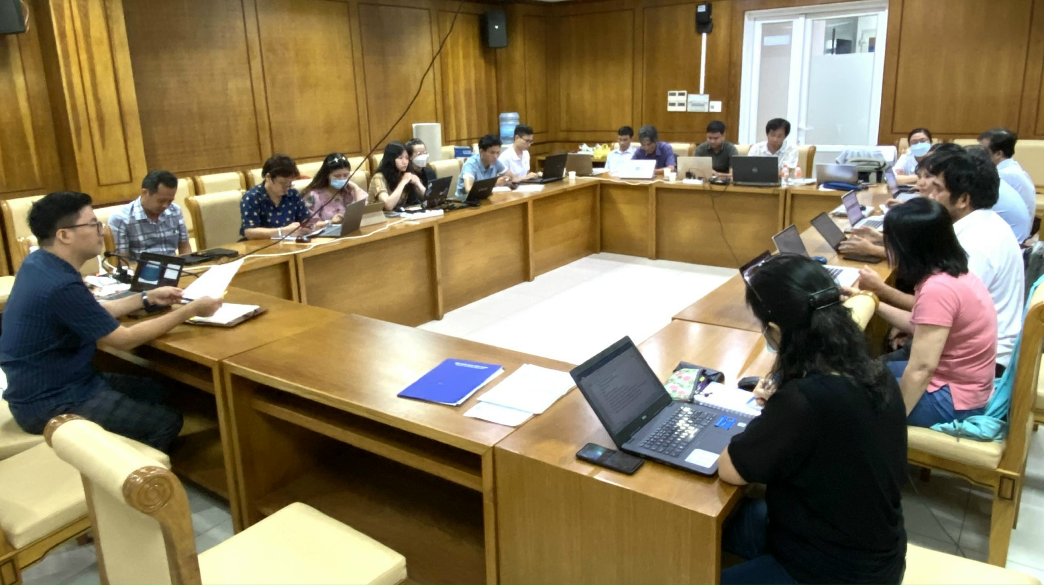 Quang cảnh lớp học.