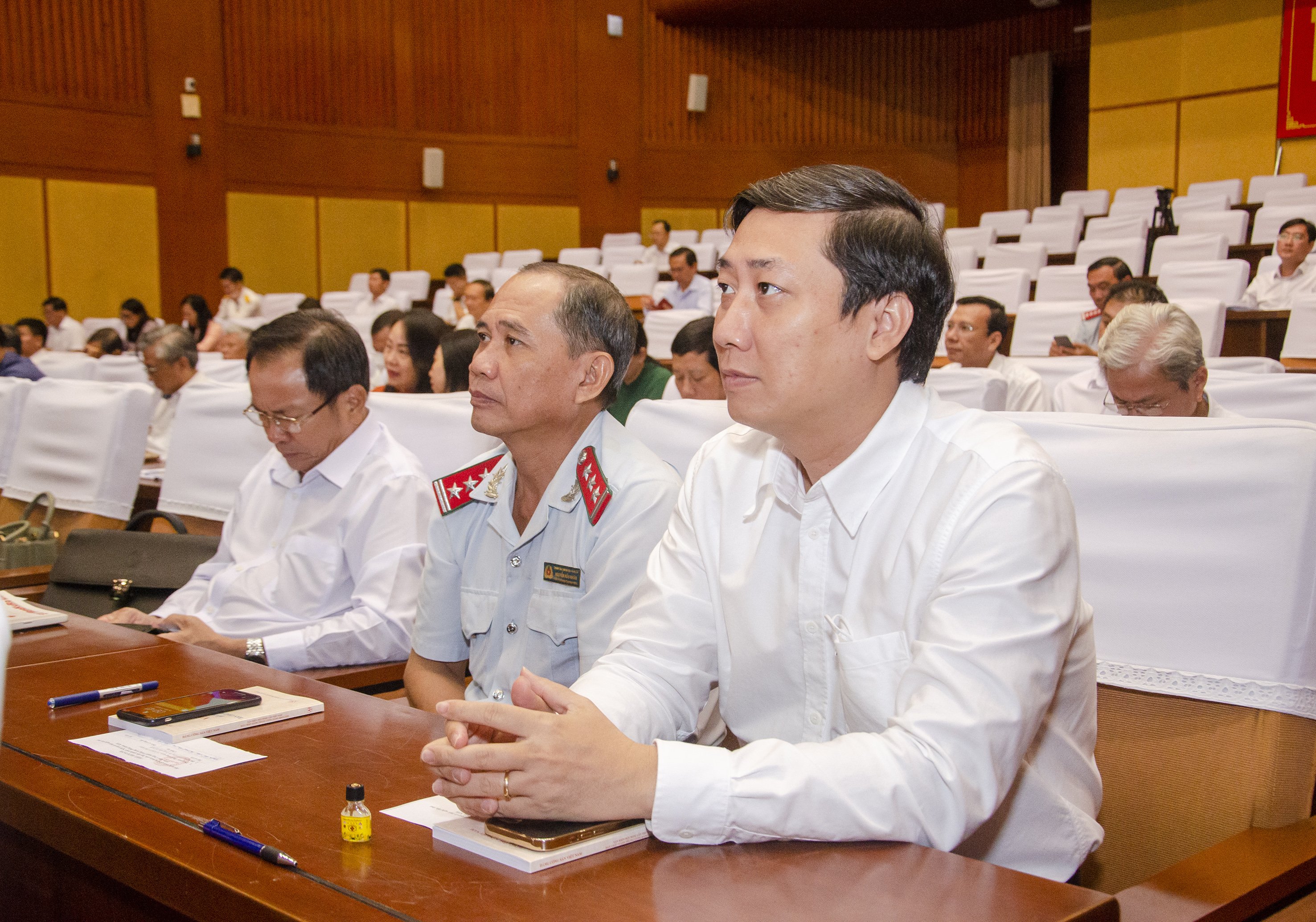 Các đại biểu tham dự hội nghị tại điểm cầu tỉnh Bà Rịa - Vũng Tàu.