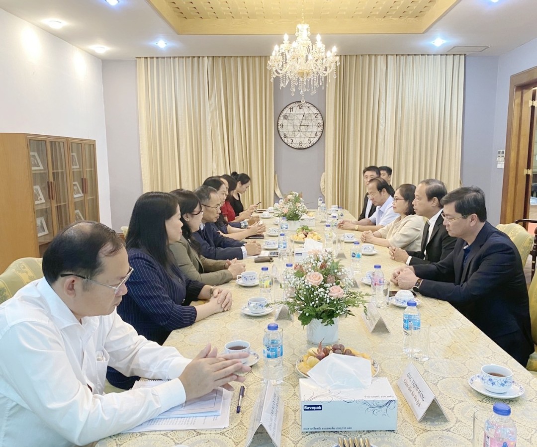 Lãnh đạo tỉnh Bà Rịa - Vũng Tàu làm việc với Đại sứ quán Việt Nam tại Thái Lan.