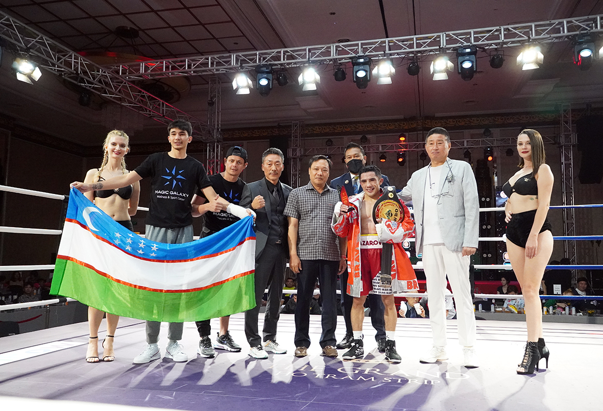Ở trận đấu đáng chú ý khác, Olimjon Nazarov bảo vệ thành công đai vô địch quyền anh WBO hạng flyweight.