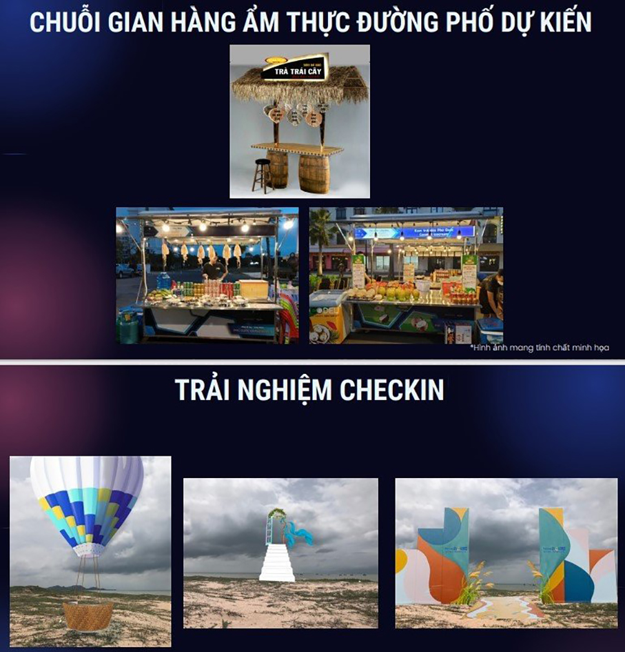 Tiểu cảnh để du khách check in khi tham dự sự kiện Dấu ấn hè 2022. 