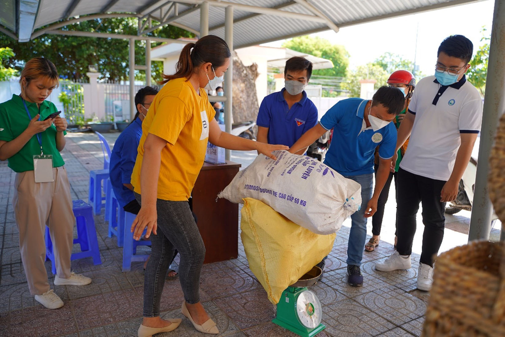 Hơn 1.500 kg rác thải được thu gom.