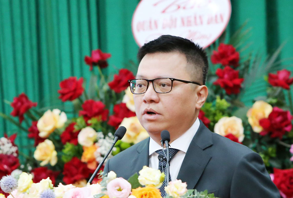 Ông Lê Quốc Minh phát biểu tại Lễ kỷ niệm