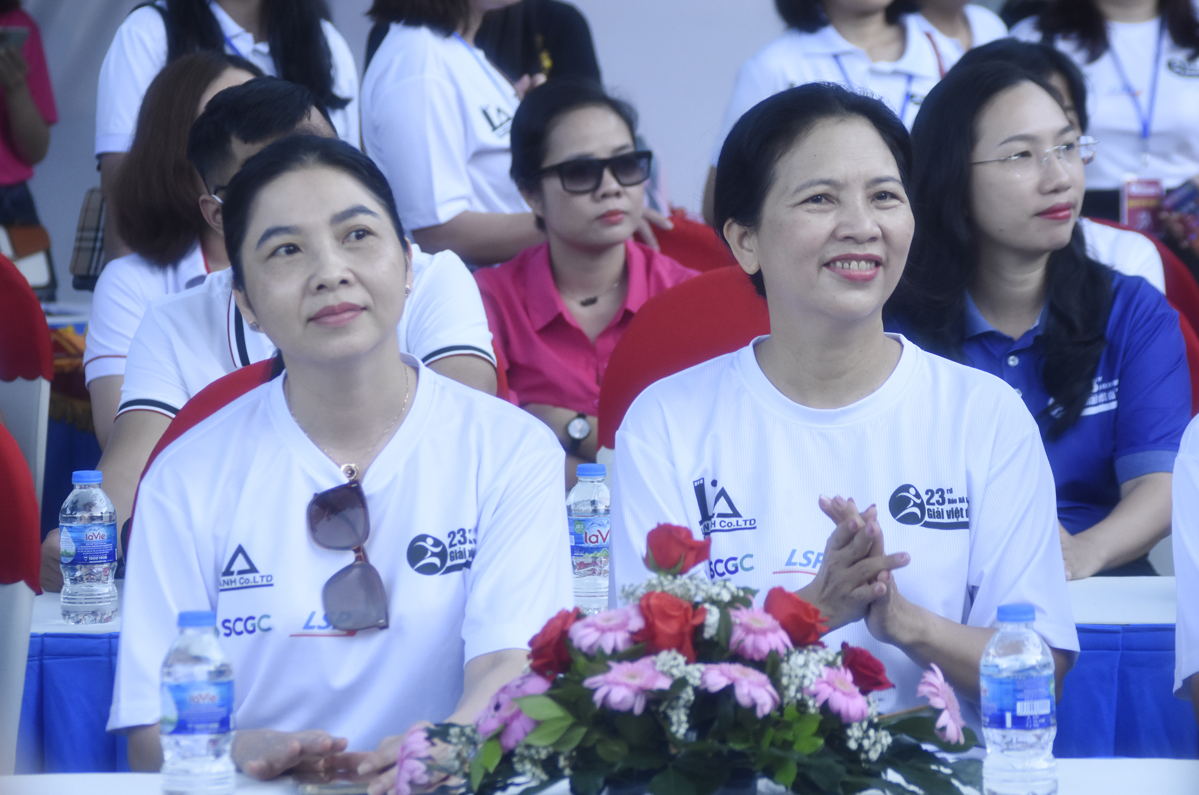 Các đại biểu tham dự Lễ Khai mạc Giải Việt dã Báo Bà Rịa - Vũng Tàu lần thứ 23, năm 2022.