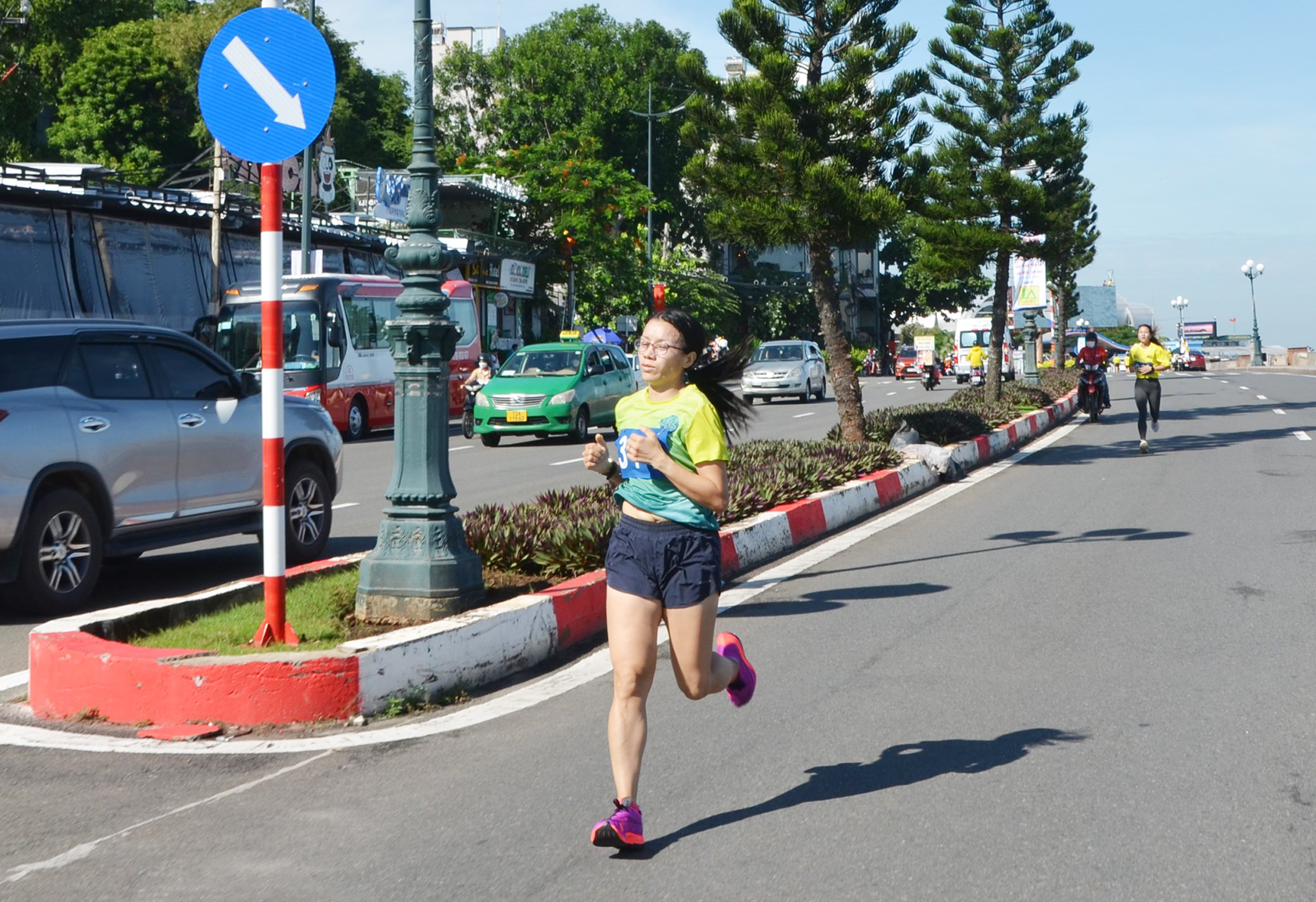 VĐV hoàn thành 2/3 chặng đường.