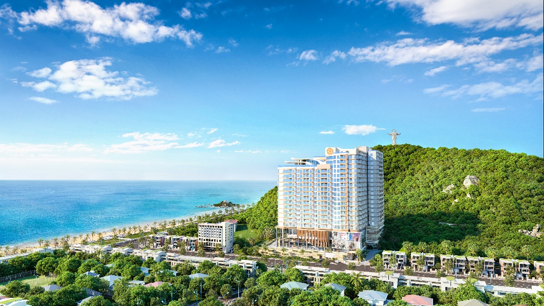 Với địa thế tựa đồi, hướng biển, FiveSeasons Homes - Vung Tau Central Beach vừa giao hoà với thiên nhiên vừa dễ dàng kết nối các địa điểm nổi tiếng ở Vũng Tàu.