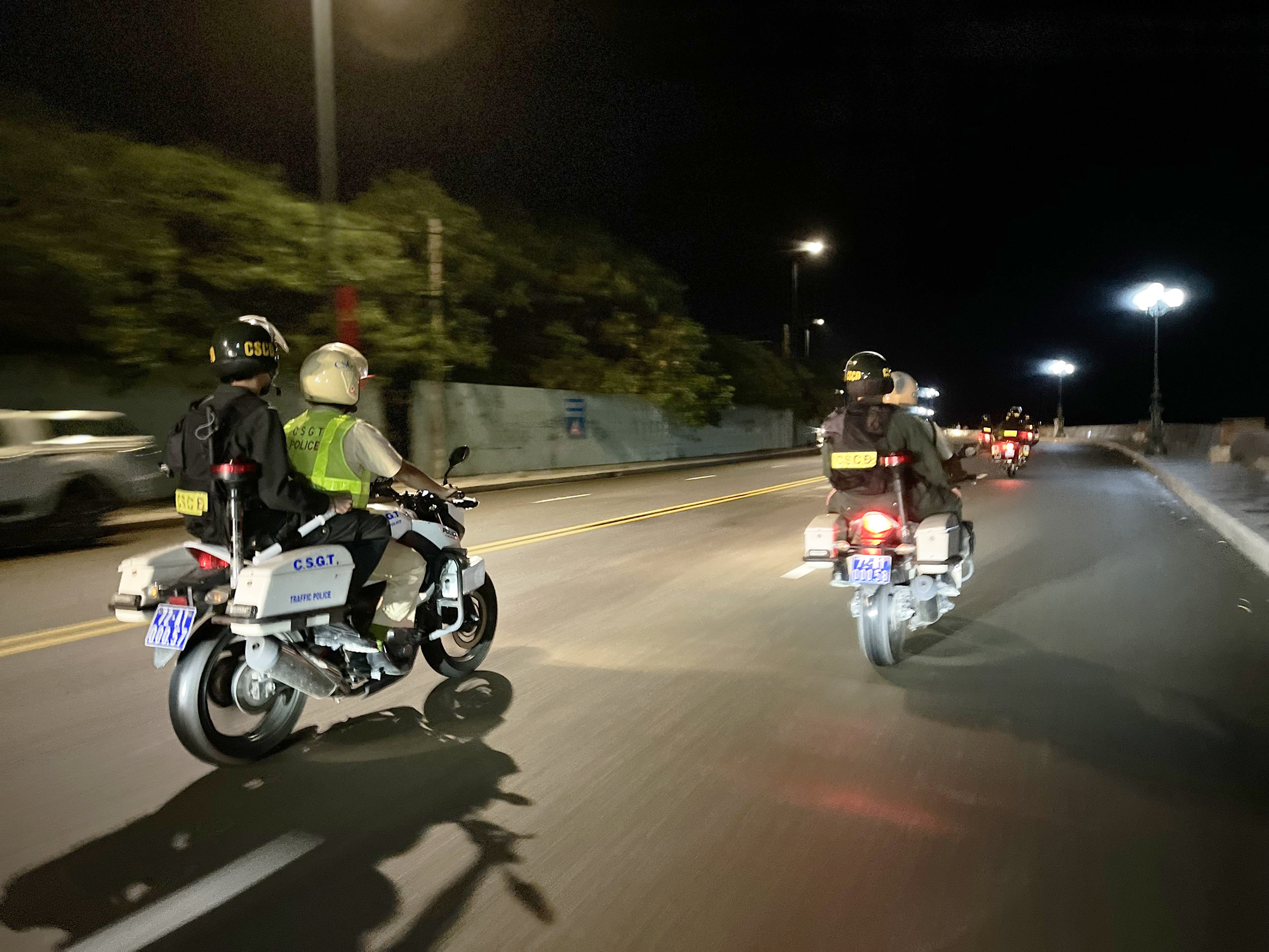 Lực lượng Công an TP.Vũng Tàu tuần tra trên các tuyến đường trọng điểm trên địa bàn