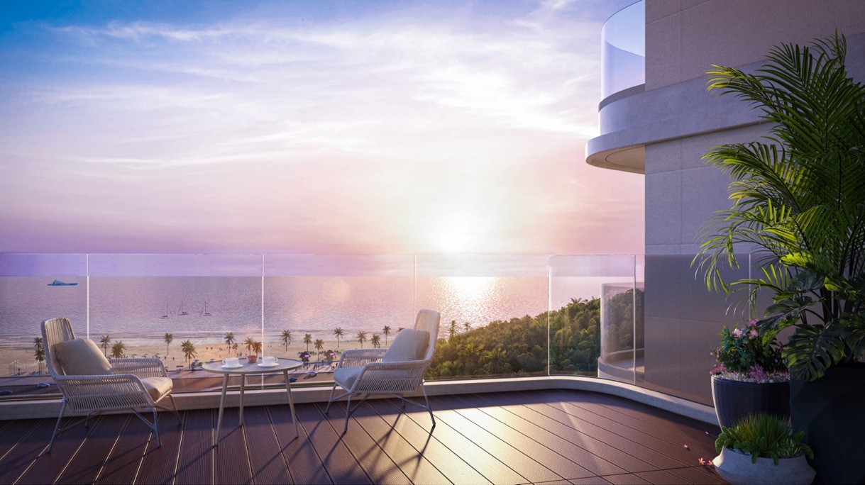  FiveSeasons Homes – Vung Tau Central Beach có tầm nhìn hướng biển. Ảnh: Hưng Thịnh Land