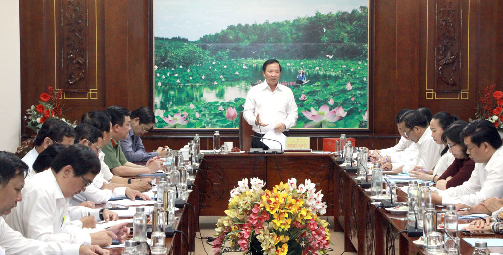 Các cuộc họp kiểm tra tiến độ Tuần Văn hóa - Du lịch tỉnh Long An năm 2022 được duy trì thường xuyên. 