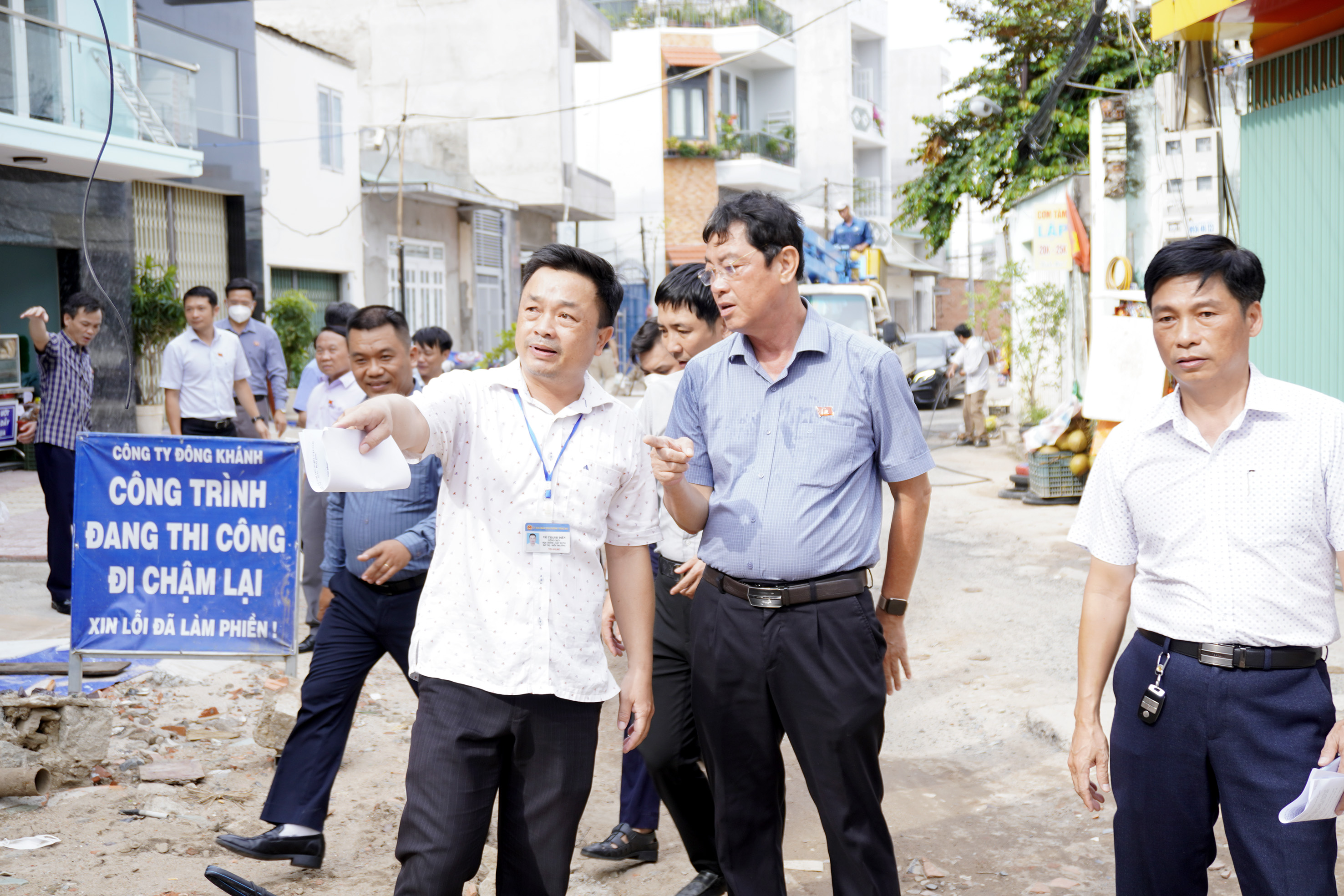 Dự án cải tạo, nâng cấp đường Mạc Đĩnh Chi, phường 4 có tổng mức đầu tư 101,875 tỷ đồng đang được gấp rút thi công.