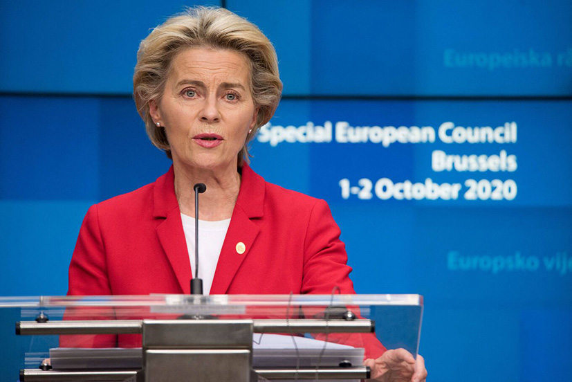 Chủ tịch EC Ursula von der Leyen.