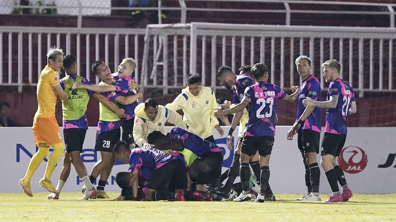 Sài Gòn FC đã đào thoát khỏi vị trí cuối bảng.