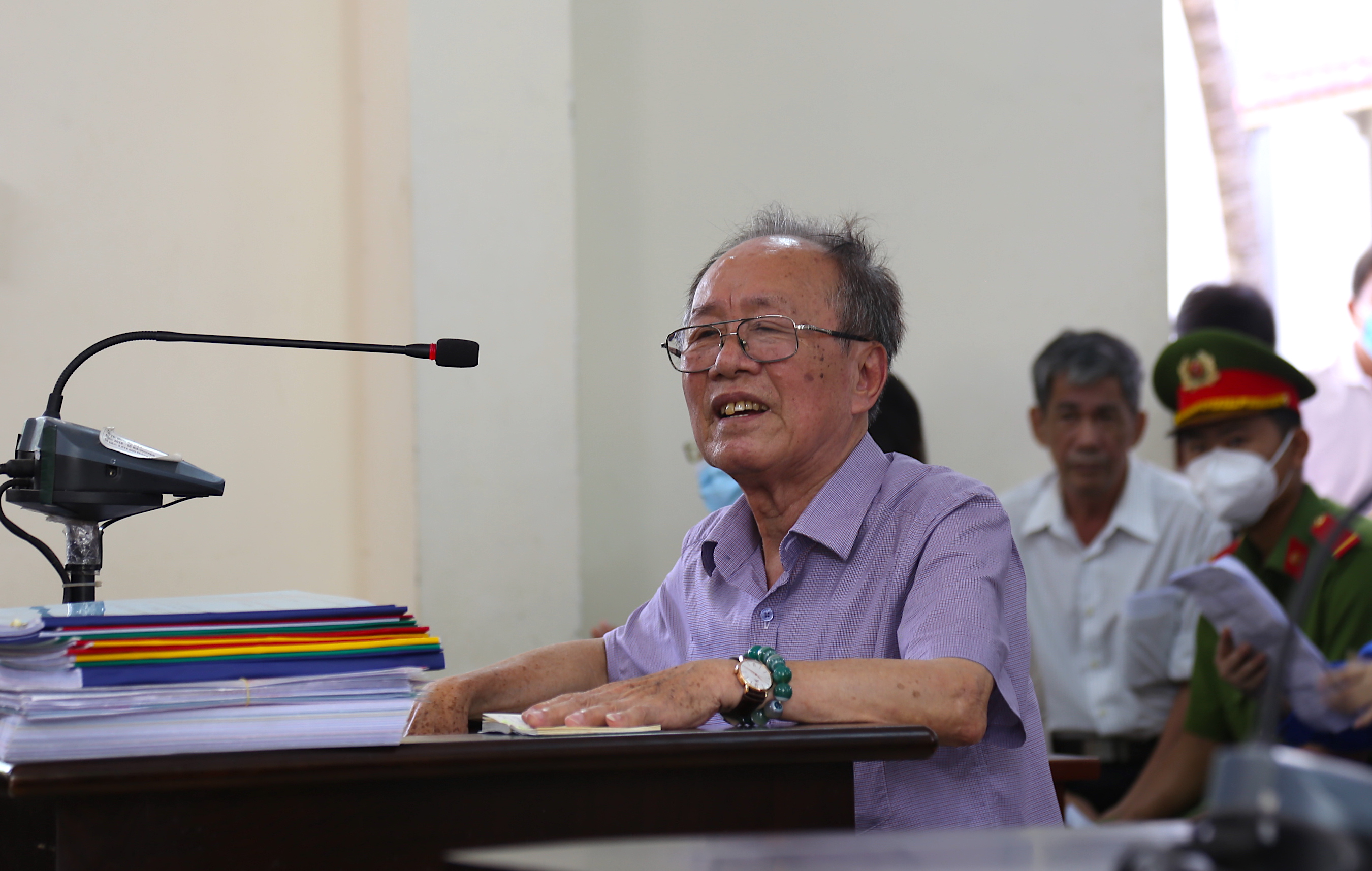 Bị cáo Hoàng Huy Hiển tại phiên xét xử.