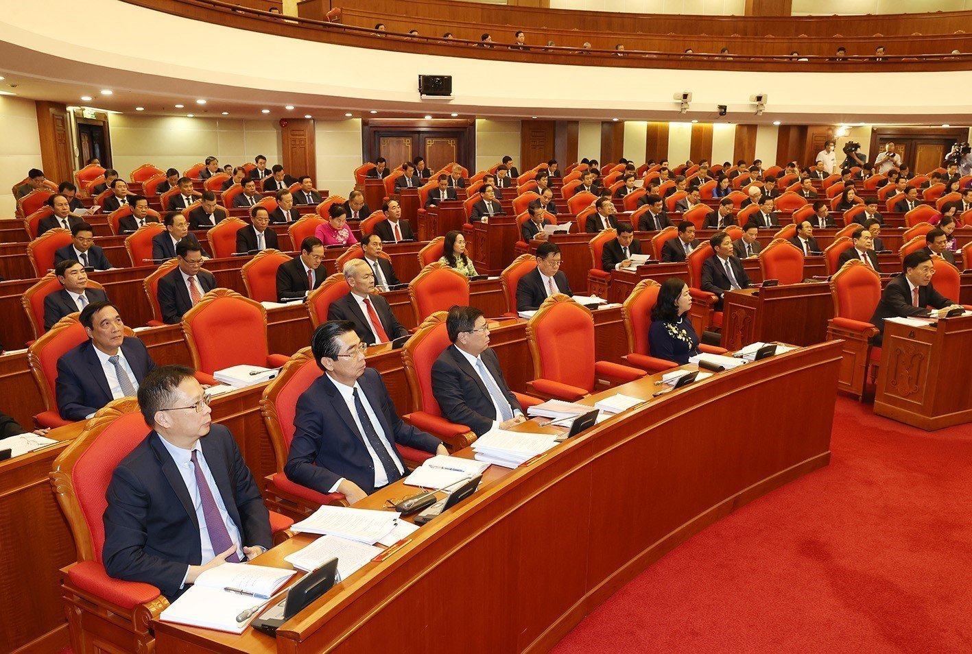 Các đại biểu dự Hội nghị Trung ương 6, khóa XIII. Ảnh: Trí Dũng