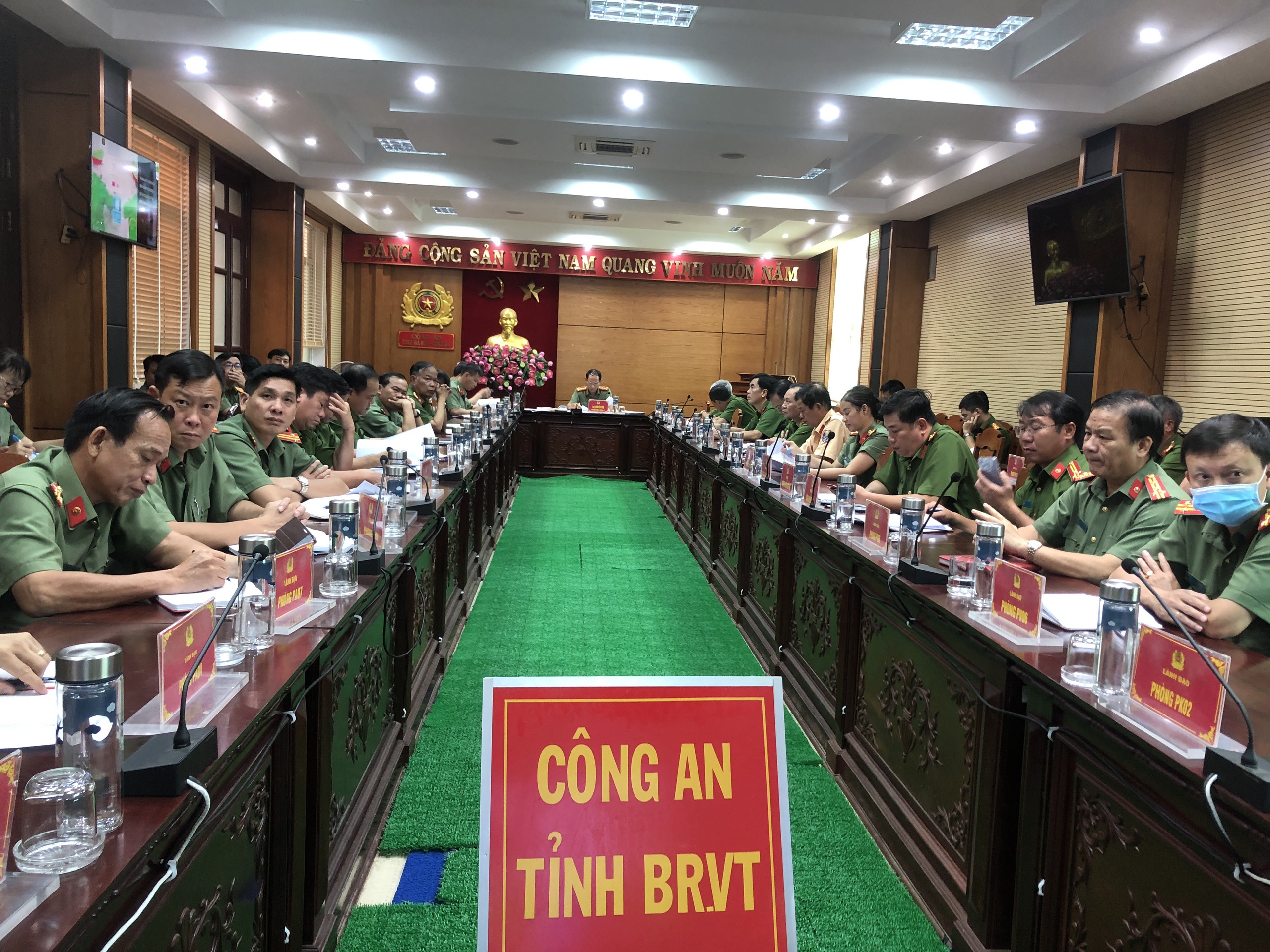 Công an tỉnh tham dự Hội nghị trực tuyến về Chuyển đổi số trong Công an nhân dân năm 2022