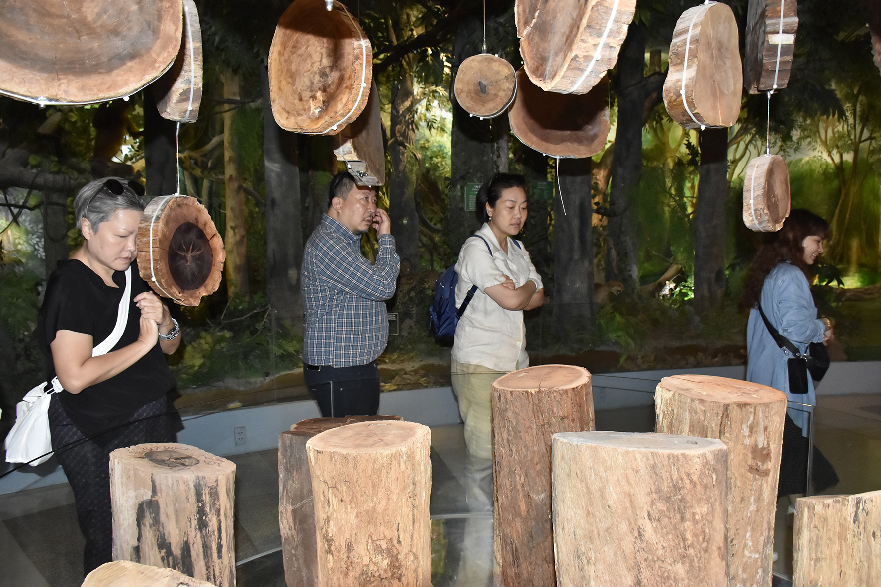 Đoàn tham quan Bảo tàng tỉnh