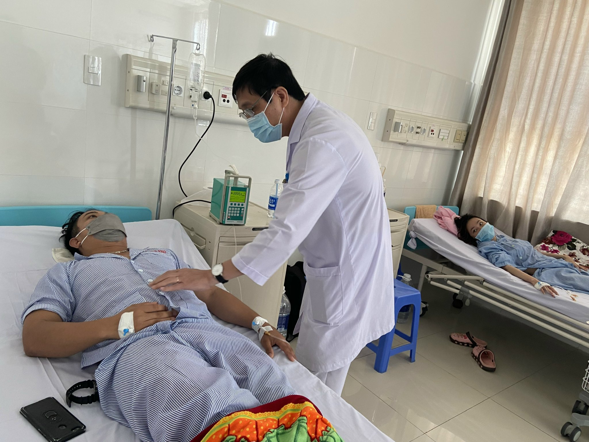 Bệnh nhân SXH được điều trị tại Khoa Nội tổng hợp (Bệnh viện Vũng Tàu).