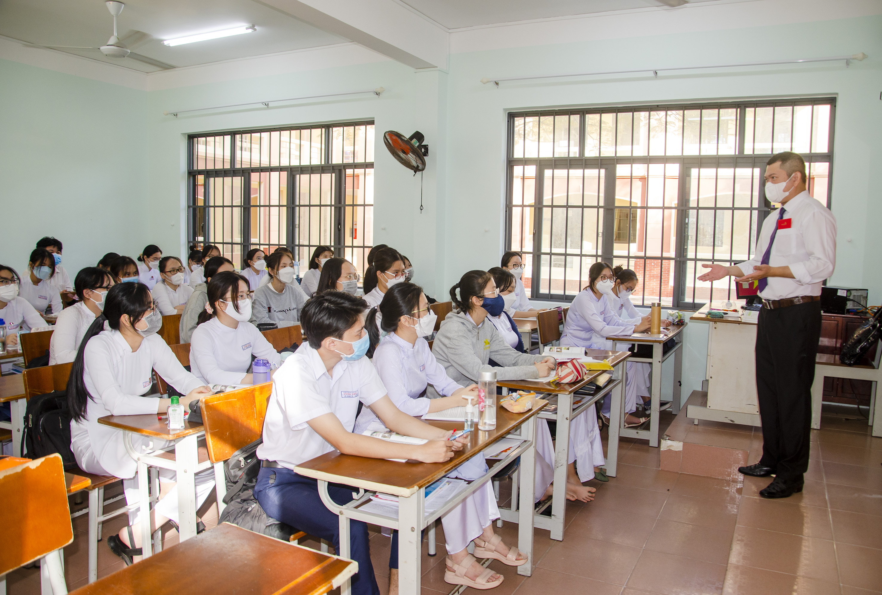 Một tiết học của thầy và trò Trường THPT Vũng Tàu.
