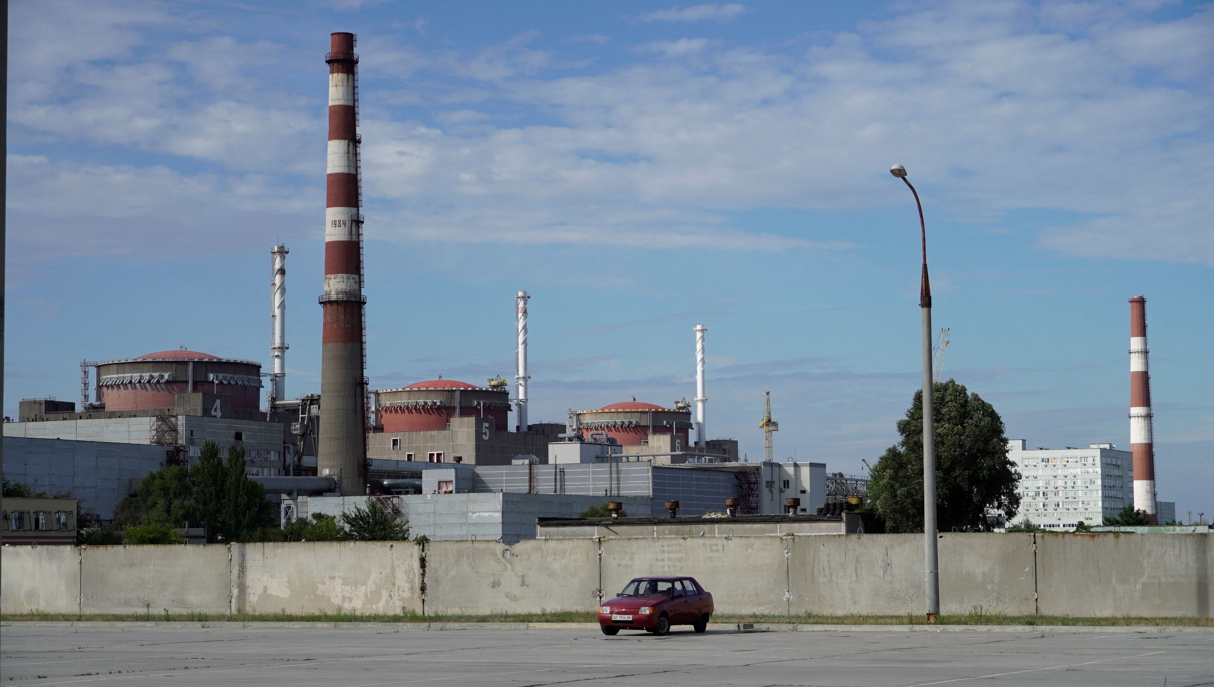Nhà máy điện hạt nhân Zaporizhzhia ở Energodar, Ukraine.