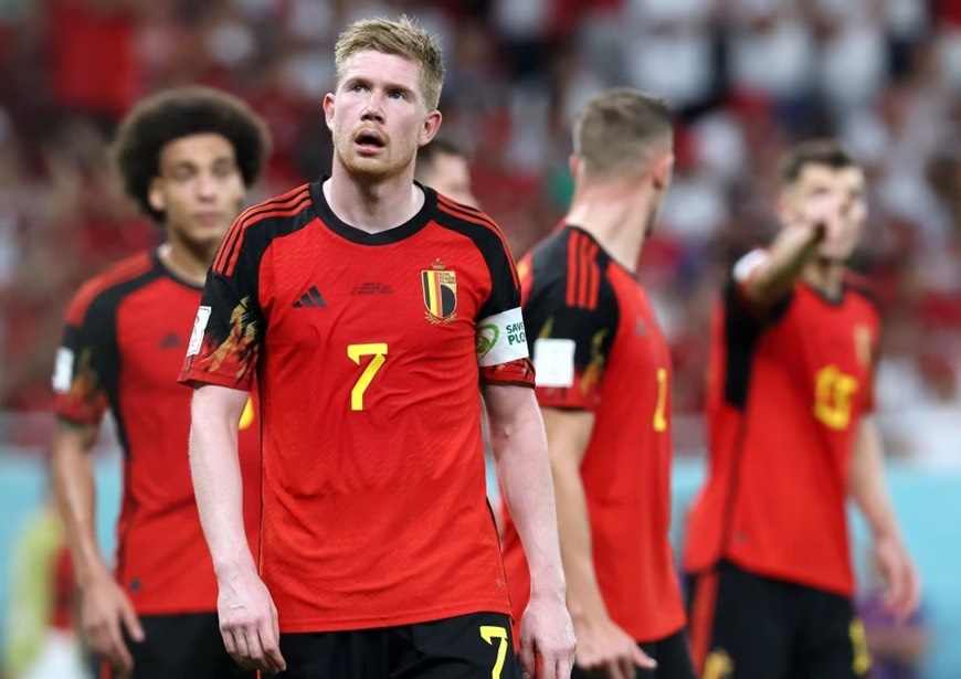 De Bruyne và các đồng đội thuộc “thế hệ vàng” đội tuyển Bỉ đã gây thất vọng cho người hâm mộ.