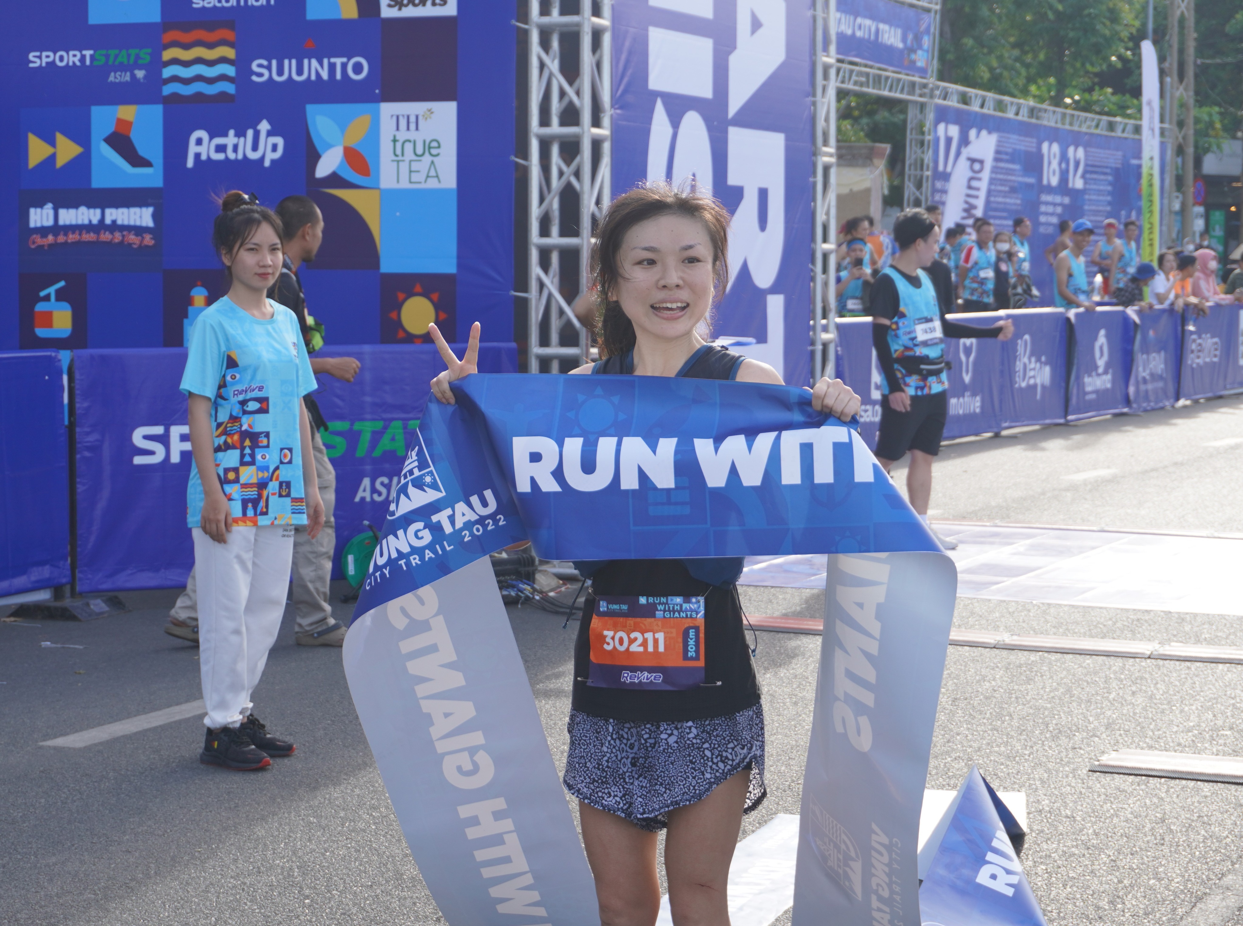 Runner người Nhật Bản xuất sắc về đầu ở cự ly 30km nữ.