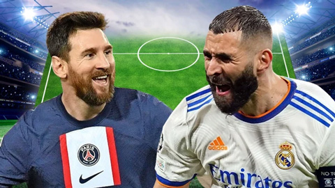 Messi và Benzema.