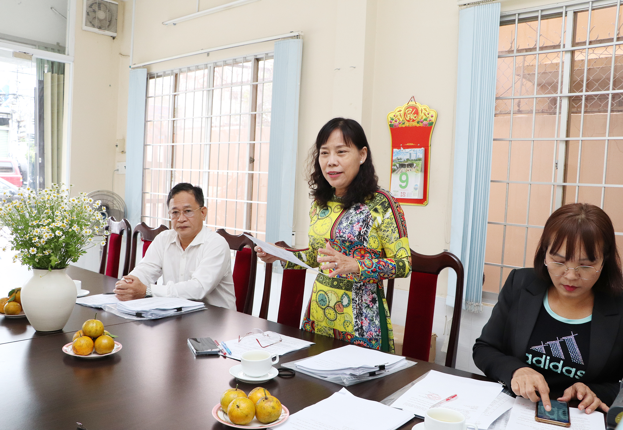 Bà Đỗ Nguyễn Hoàng Dung, Quyền Tổng Biên tập Báo Bà Rịa-Vũng Tàu thông tin về 20 tác phẩm báo chí được Báo tuyển chọn.