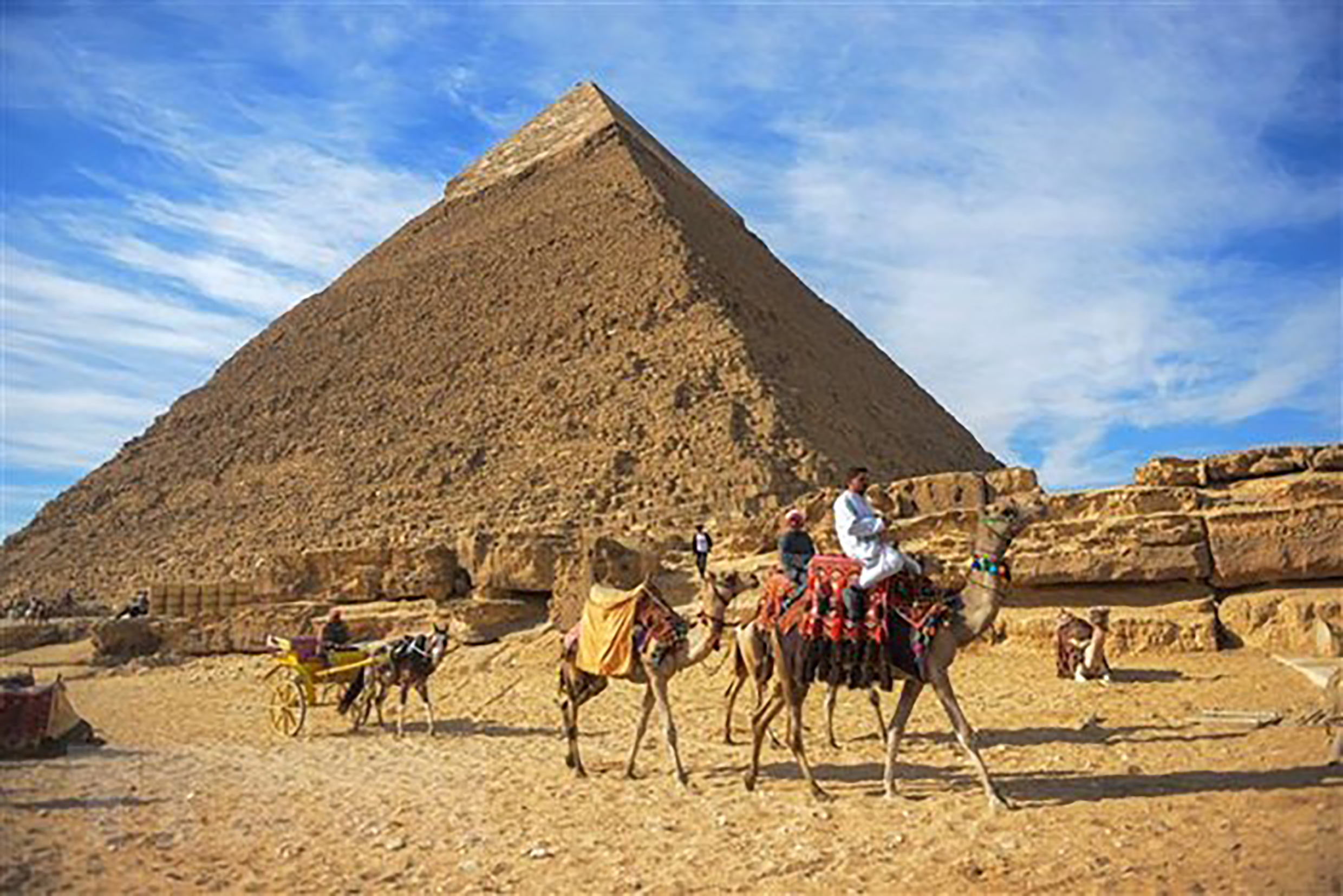 Kim tự tháp Khafre tại Giza, Cairo, Ai Cập.