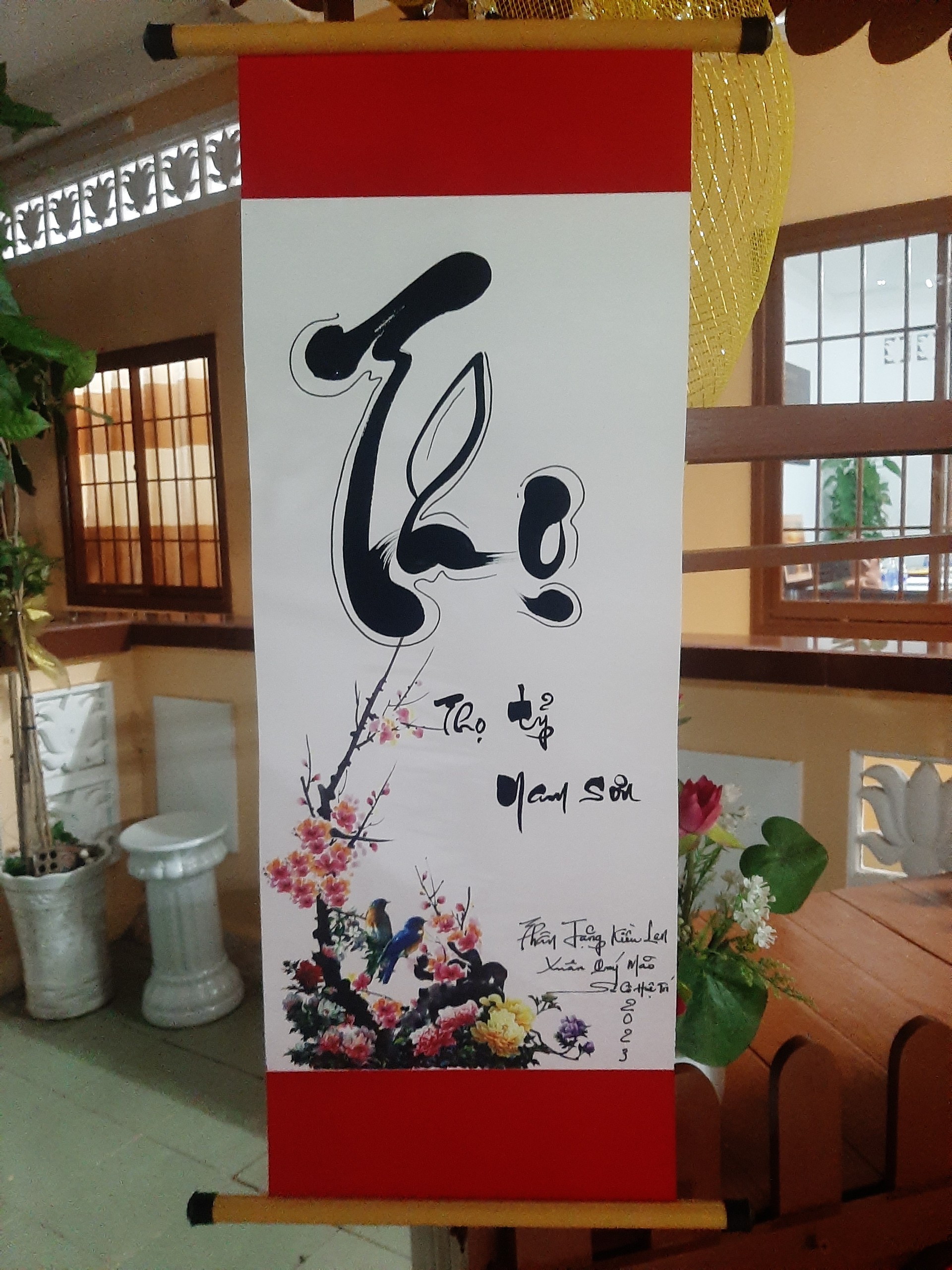 Chị Nguyễn Ngọc Kiều Lan xin chữ 