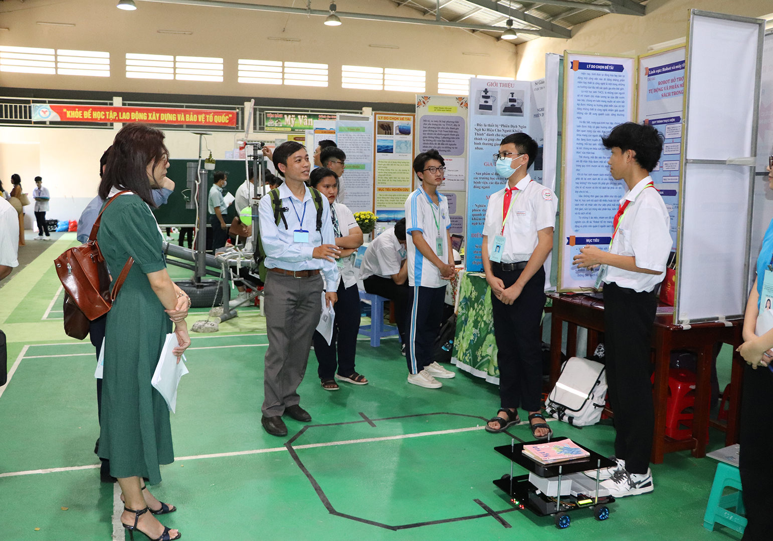 Nhiều dự án của thí sinh mang tính ứng dụng cao vào cuộc sống.