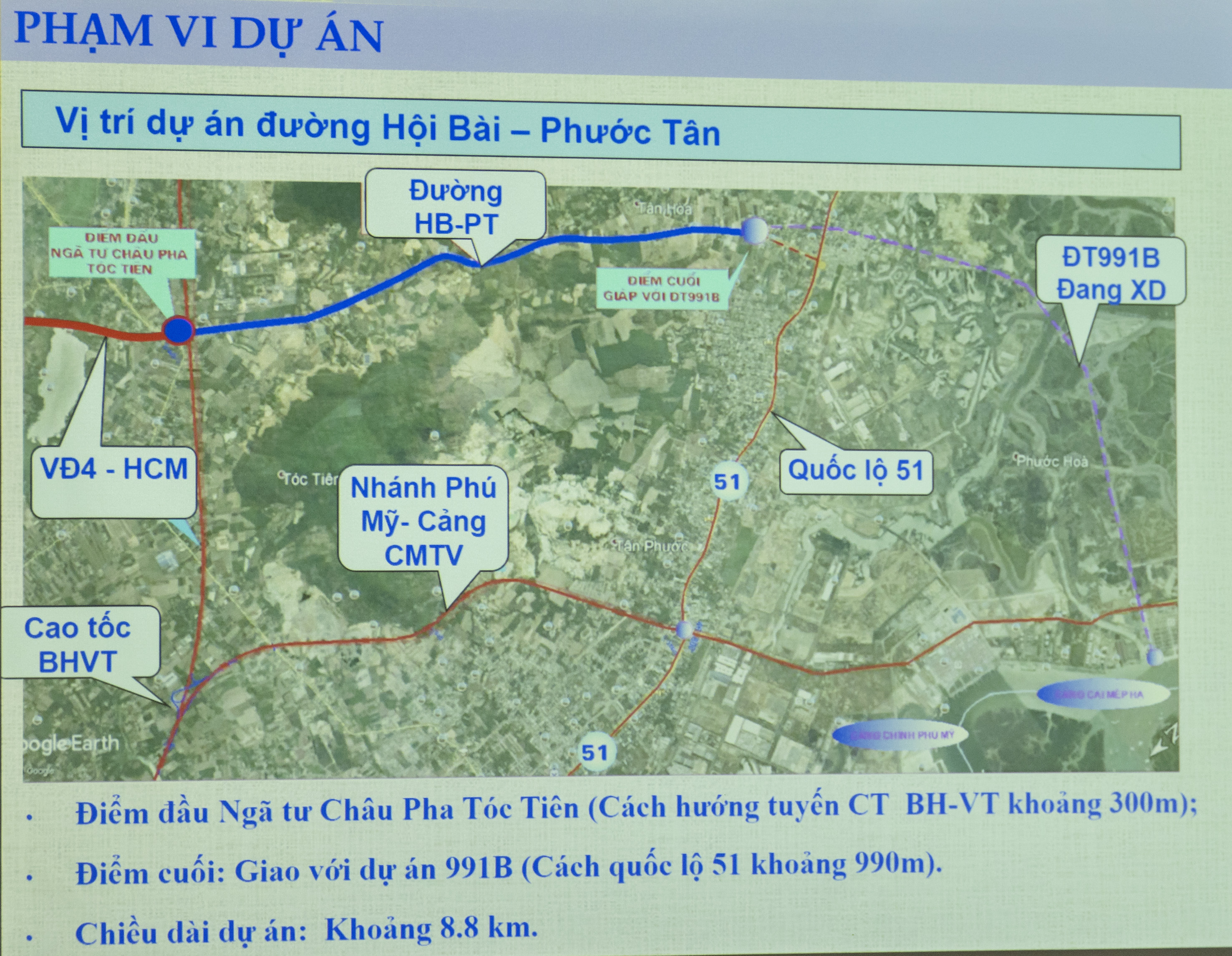 Dự án Nâng cấp mở rộng đường Hội Bài - Phước Tân (ĐT992).