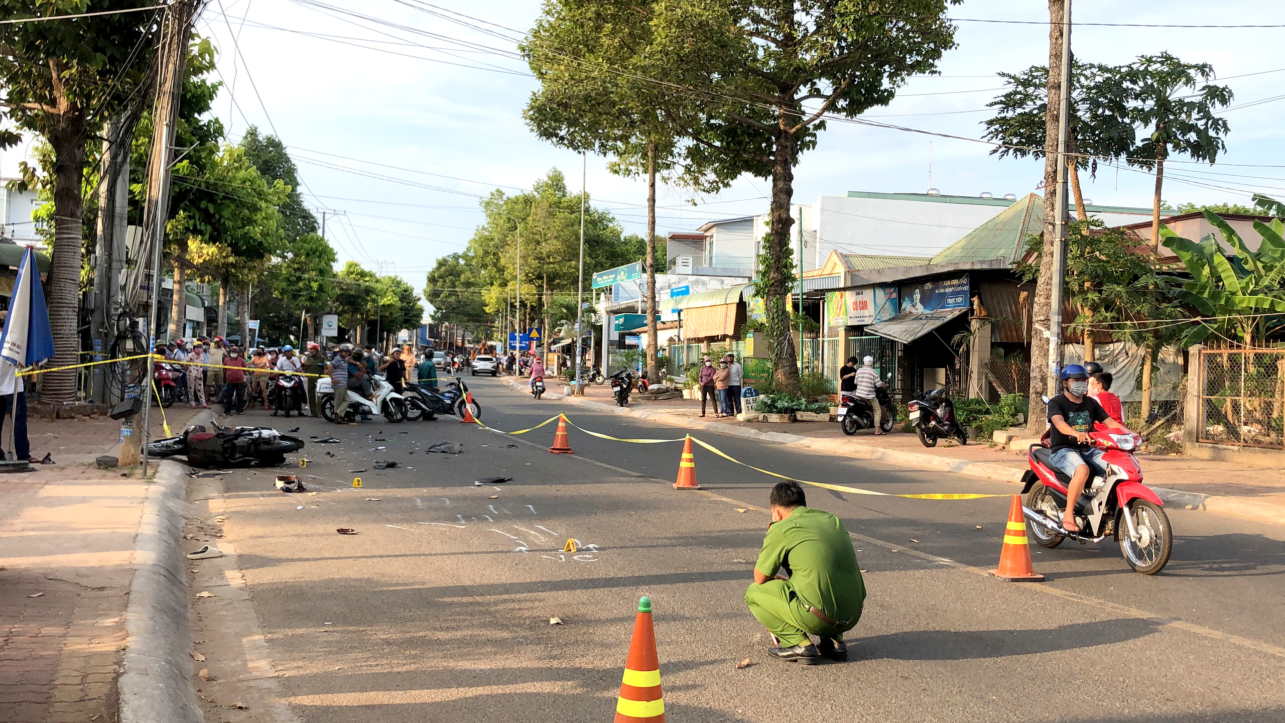 Vụ tai nạn thương tâm làm 2 cha con tử vong tại TP.Bà Rịa, tài xế gây tai nạn được xác định vi phạm nồng độ cồn.