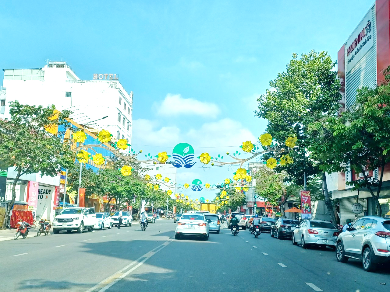 Đường Nguyễn Hữu Thọ (TP. Bà Rịa) được ngầm hóa lưới điện, bảo đảm mỹ quan đô thị. Ảnh: VÂN ANH