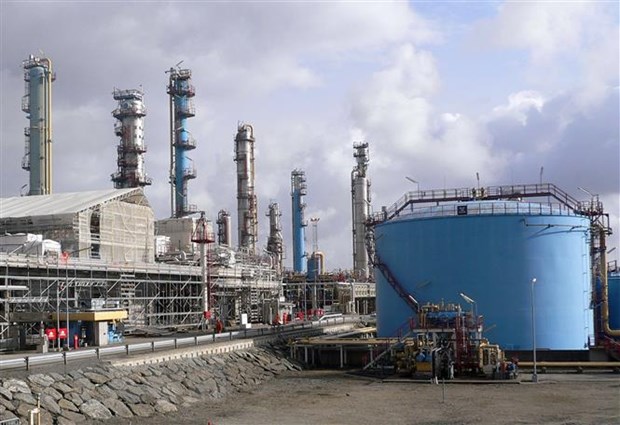 Cơ sở sản xuất khí đốt Statoil ở Kaarstoe, Na Uy.