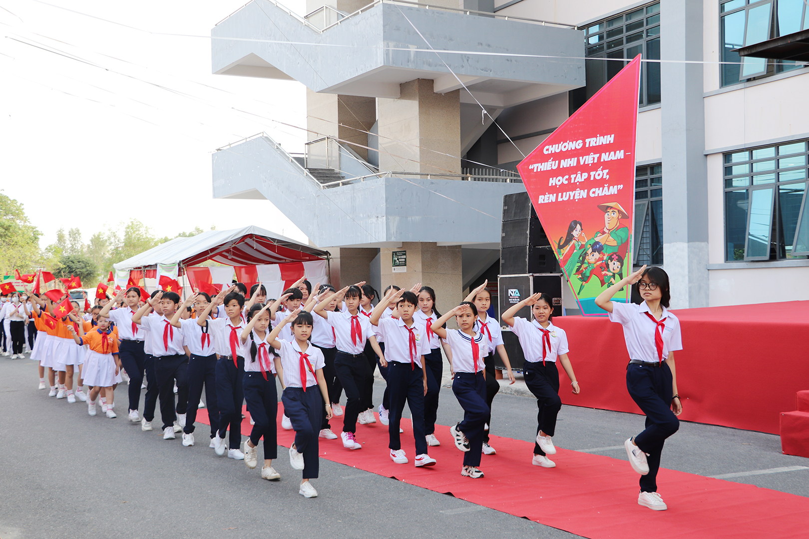 Đoàn diễu hành của TP.Vũng Tàu tại Ngày hội.