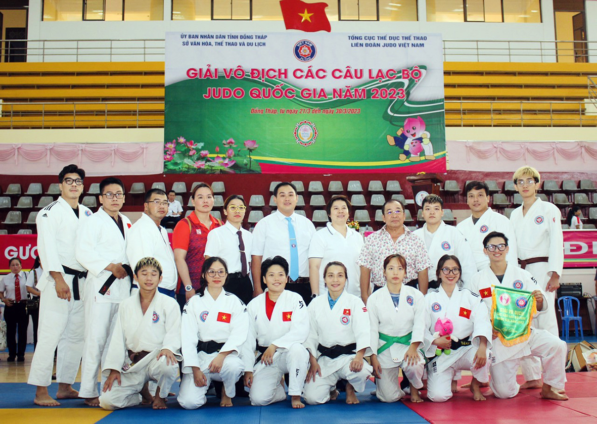 Đội tuyển Bà Rịa-Vũng Tàu xuất sắc đứng Nhất tại giải vô địch Judo các CLB quốc gia năm 2023.