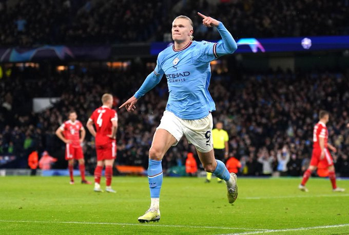 Haaland ghi 1 bàn và kiến tạo 1 bàn trong chiến thắng 3-0 của Man City trước Bayern.