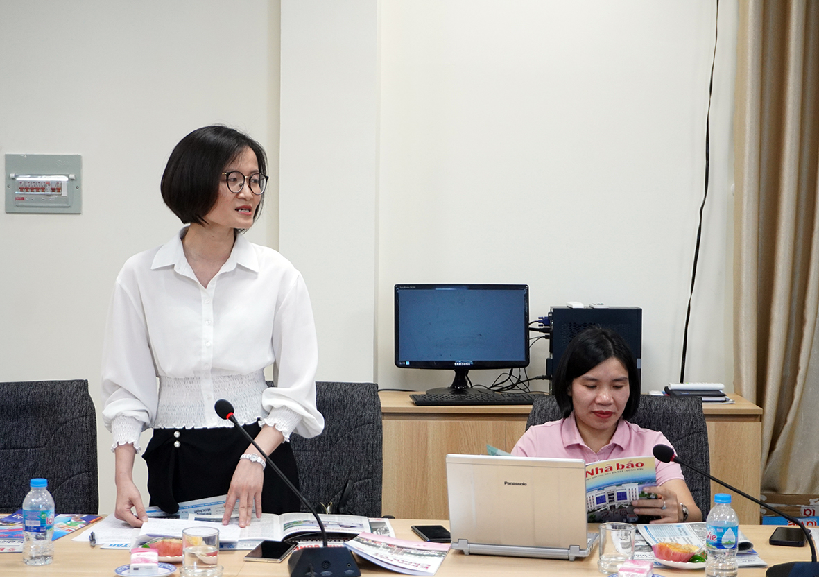 TS. Quách Thị Minh Phượng, Phó Tổng Biên tập Tạp chí Khoa học mong muốn Báo Bà Rịa-Vũng Tàu chia sẻ một số kinh nghiệm trong tuyên truyền 
