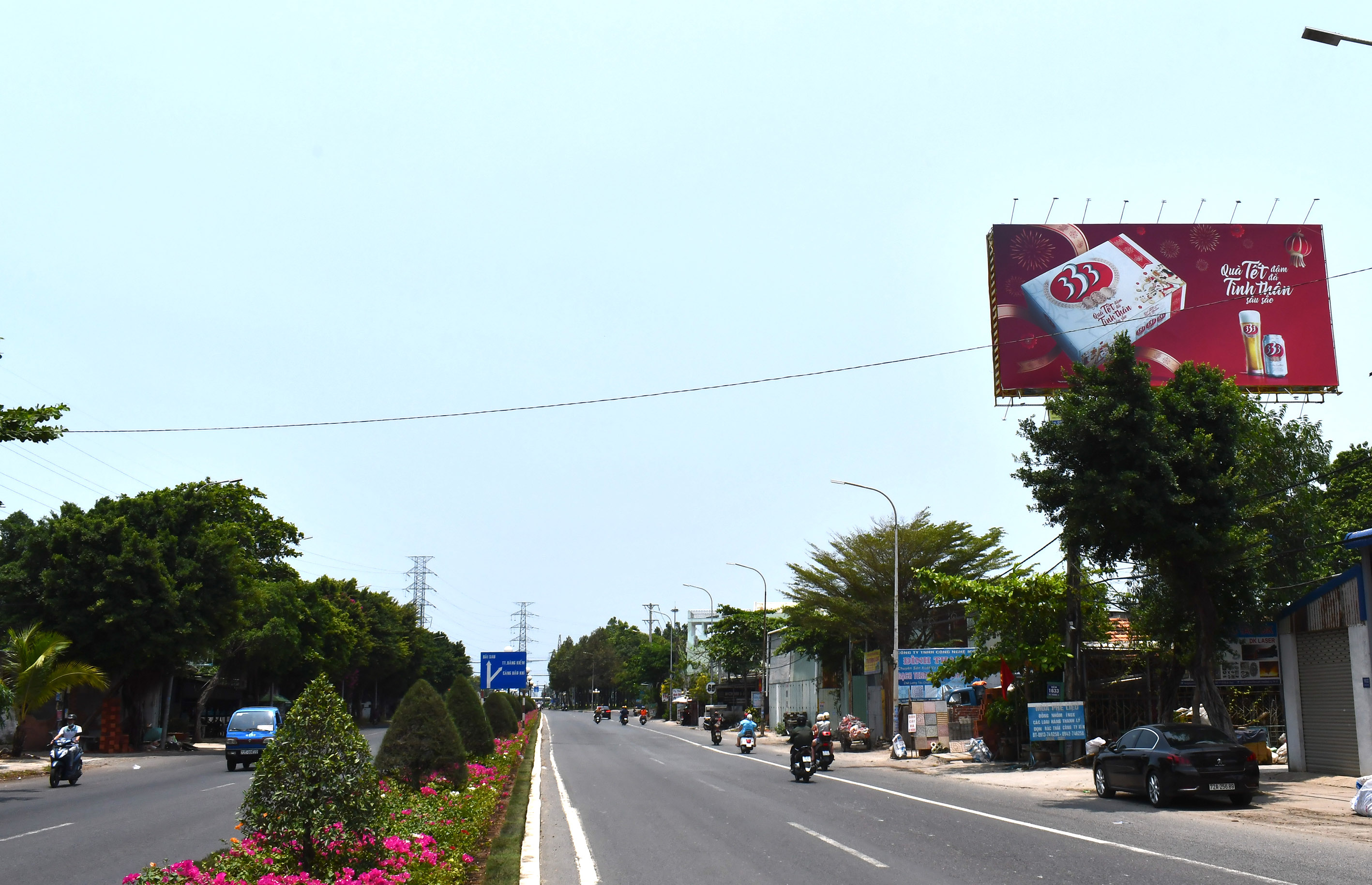 Bảng quảng cáo sai phép tại địa chỉ 1633A đường Võ Nguyên Giáp, phường 12, TP.Vũng Tàu.