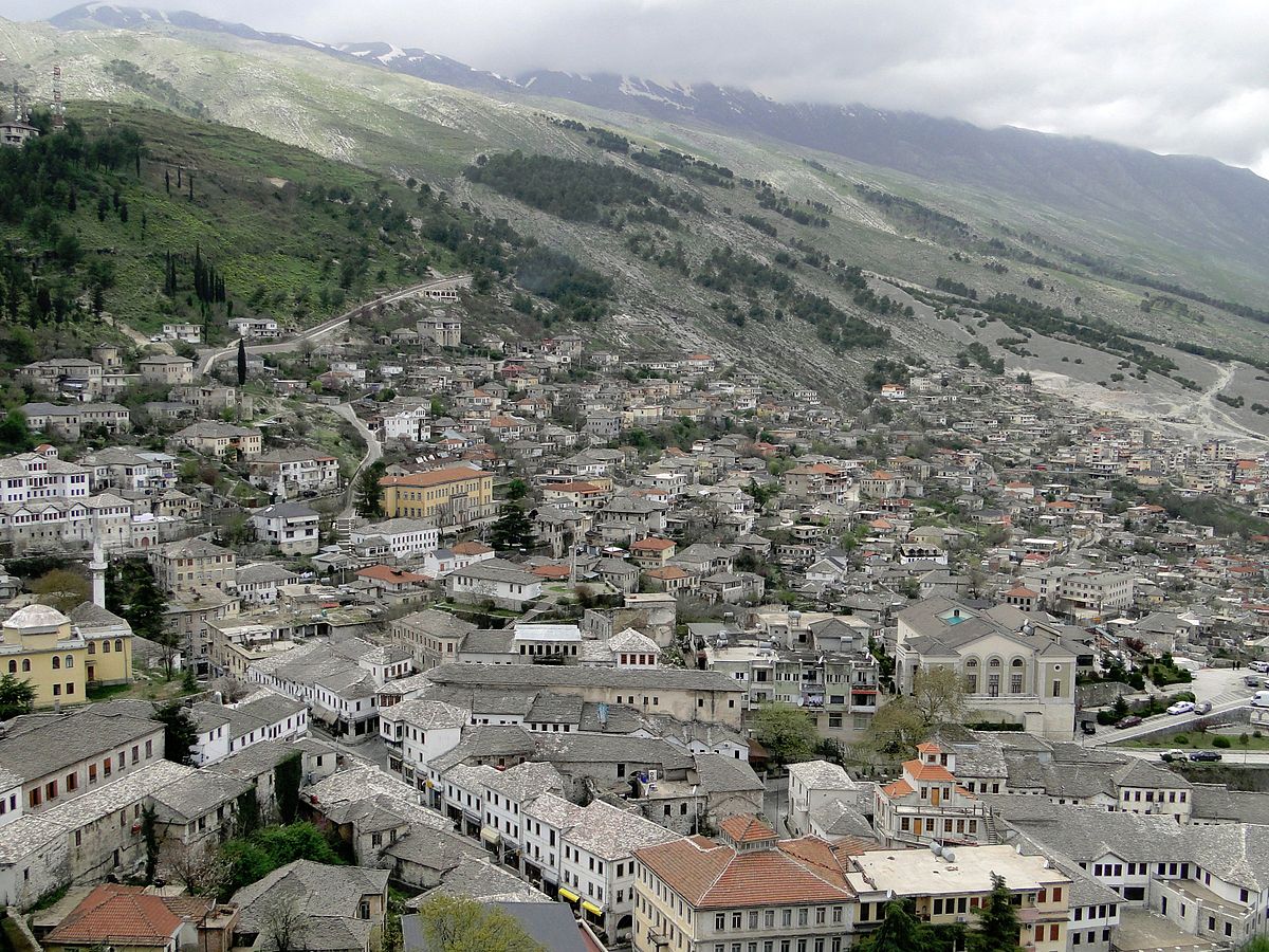 Quang cảnh thành cổ Gjirokaster.