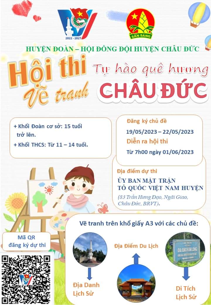 Poster tuyên truyền hội thi.