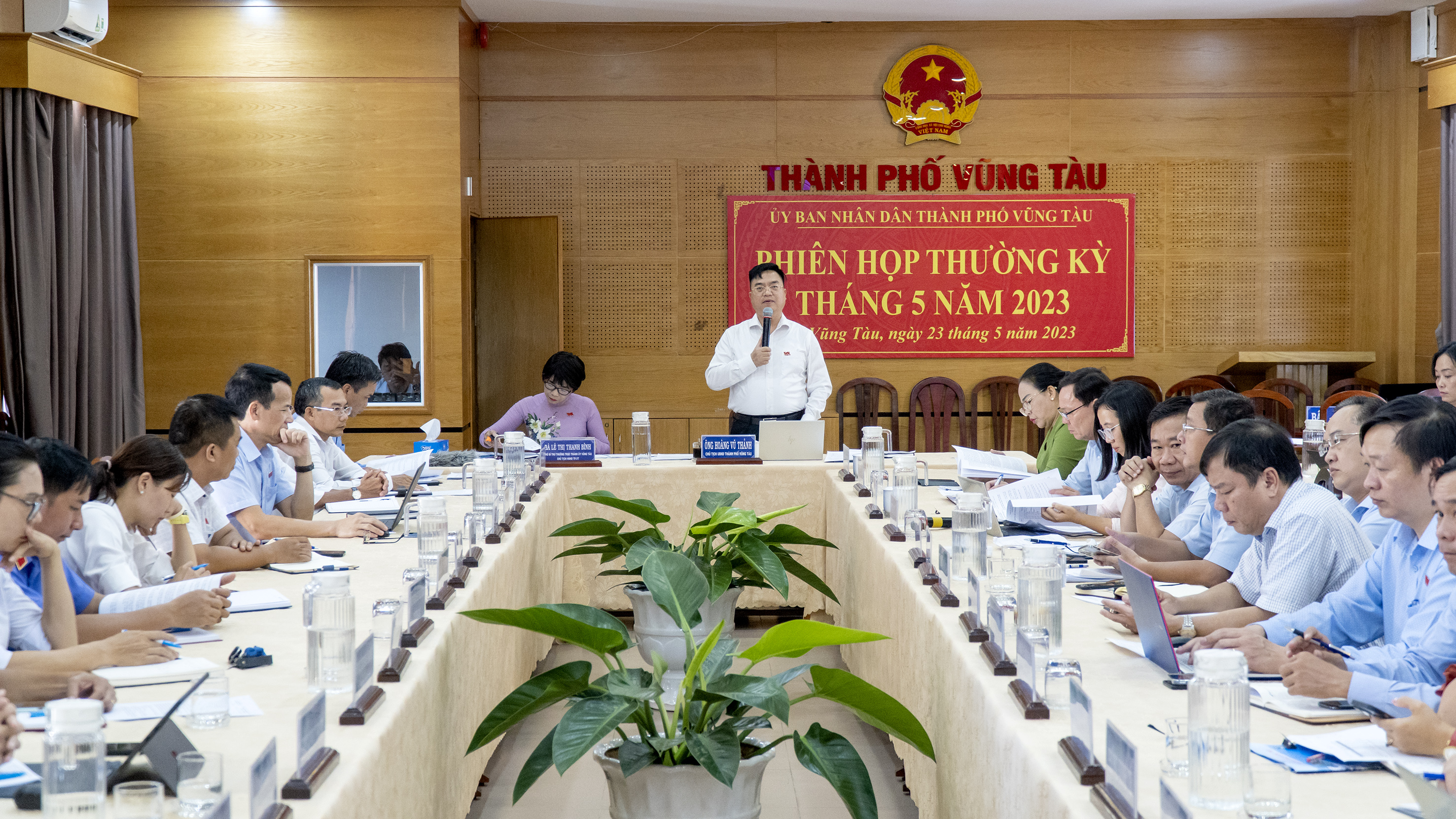 Cuộc họp thường kỳ tháng 5 năm 2023 UPND TP. Vũng Tàu.