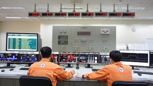 Trực vận hành tại Công ty Nhiệt điện Phú Mỹ.