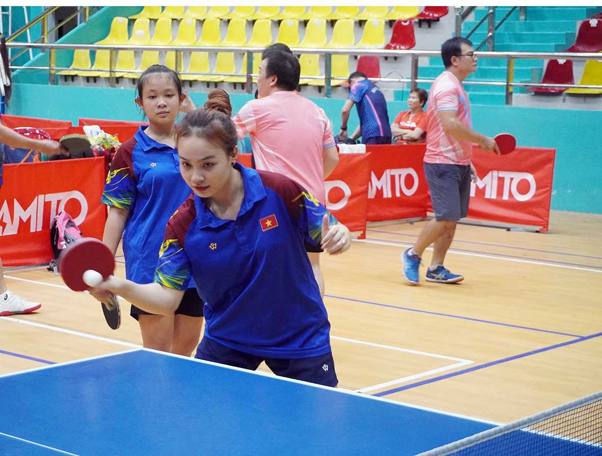 Các VĐV thi đấu tại giải.