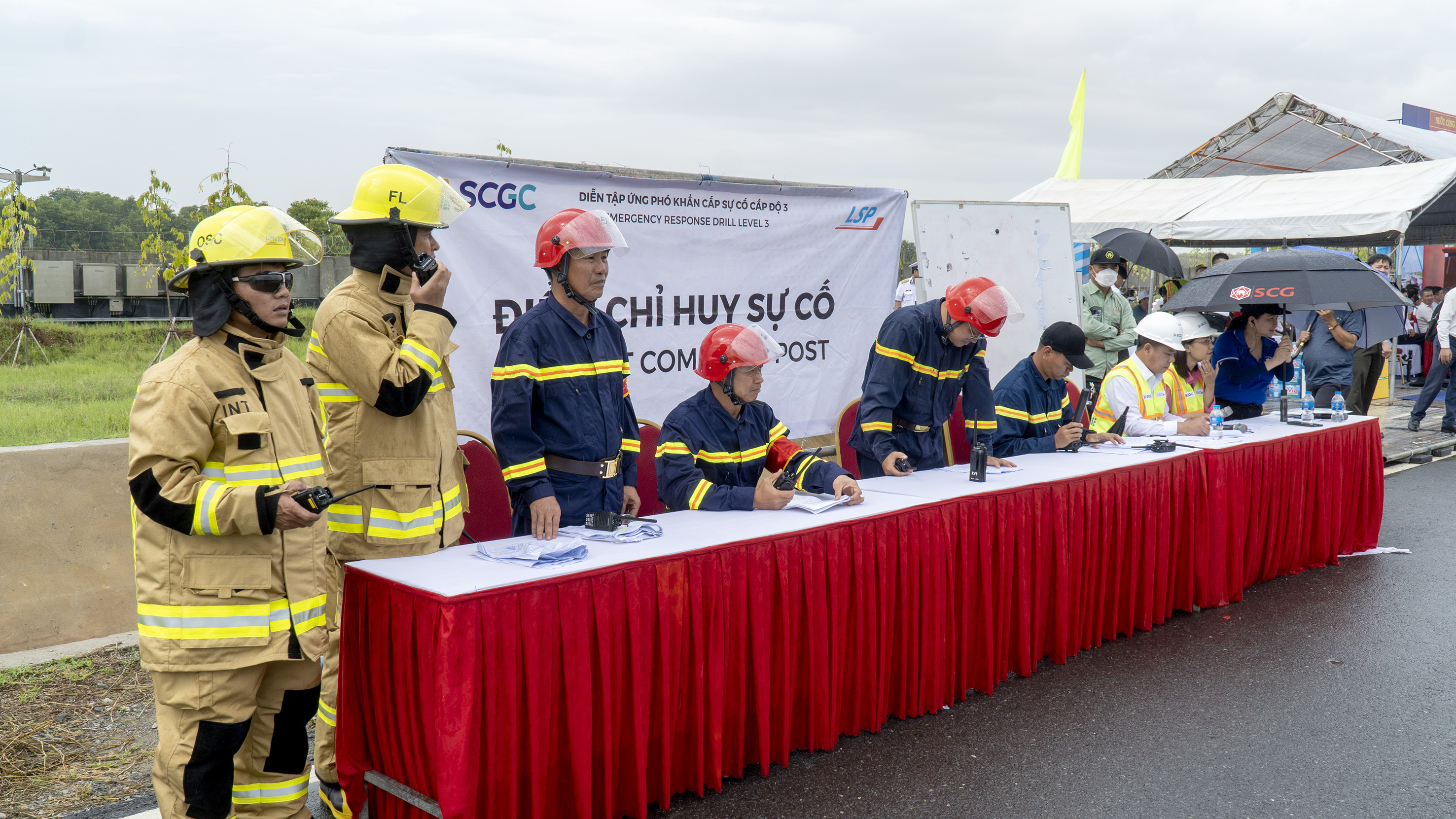 Điểm chỉ huy sự cố.